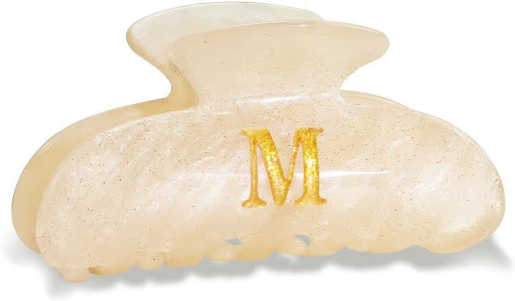 Teen Girl Gifts Trendy Stuff - Initial Cute Hair Clips, Letter Elegant Hair Claw Clips, Fashion G... | Amazon (US)