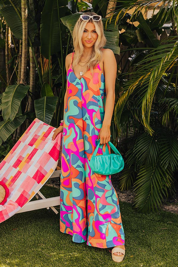 Tulum Dreaming Jumpsuit in Turquoise | Impressions Online Boutique