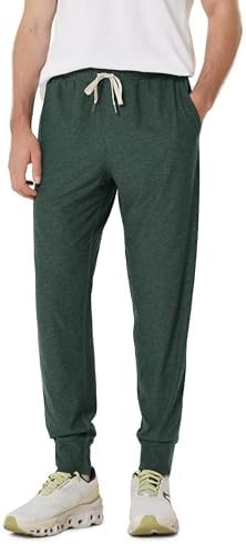 ODODOS Men's Performance Joggers - Ultra Soft odSTRATUM Tech Sweatpants with Adjustable Waist and... | Amazon (US)