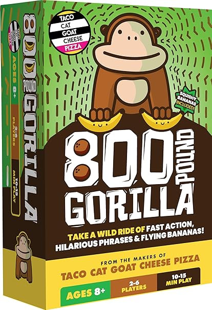 800 Pound Gorilla Board Game by Taco Cat Goat Cheese Pizza - Fun Family Card Game for Kids and Ad... | Amazon (US)