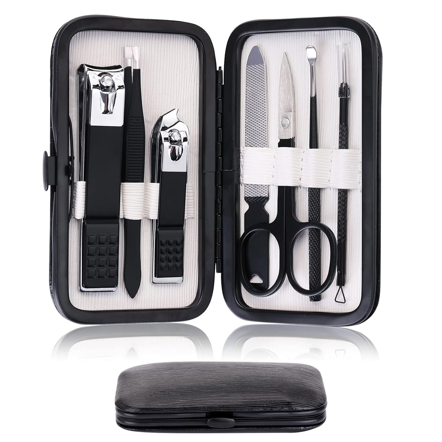 Manicure Set Professional Grooming Kits, Clippers Pedicure Kit 8pcs Pedicure Set Tools with Aceoc... | Amazon (US)