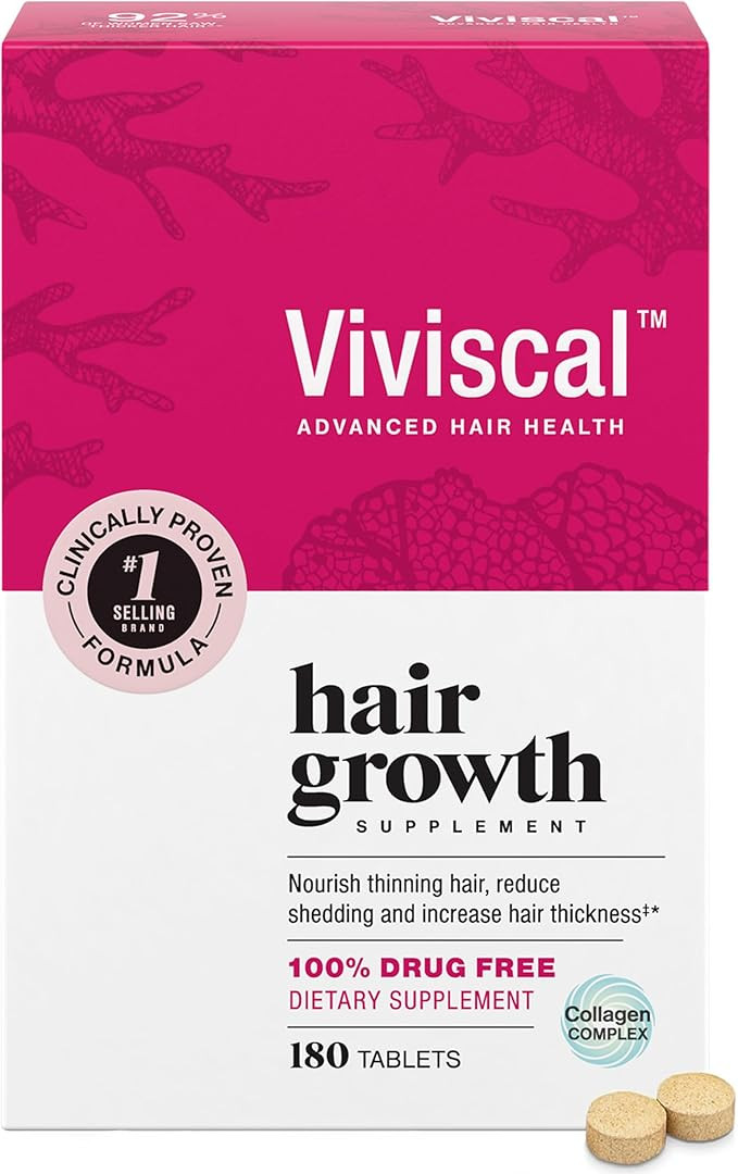 Viviscal Hair Growth Supplements for Women, Thicker Fuller Hair Support for Thinning Hair and Hai... | Amazon (US)