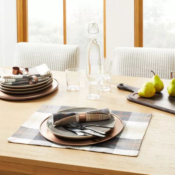 Fall Tartan Plaid Placemat - Hearth & Hand™ with Magnolia | Target