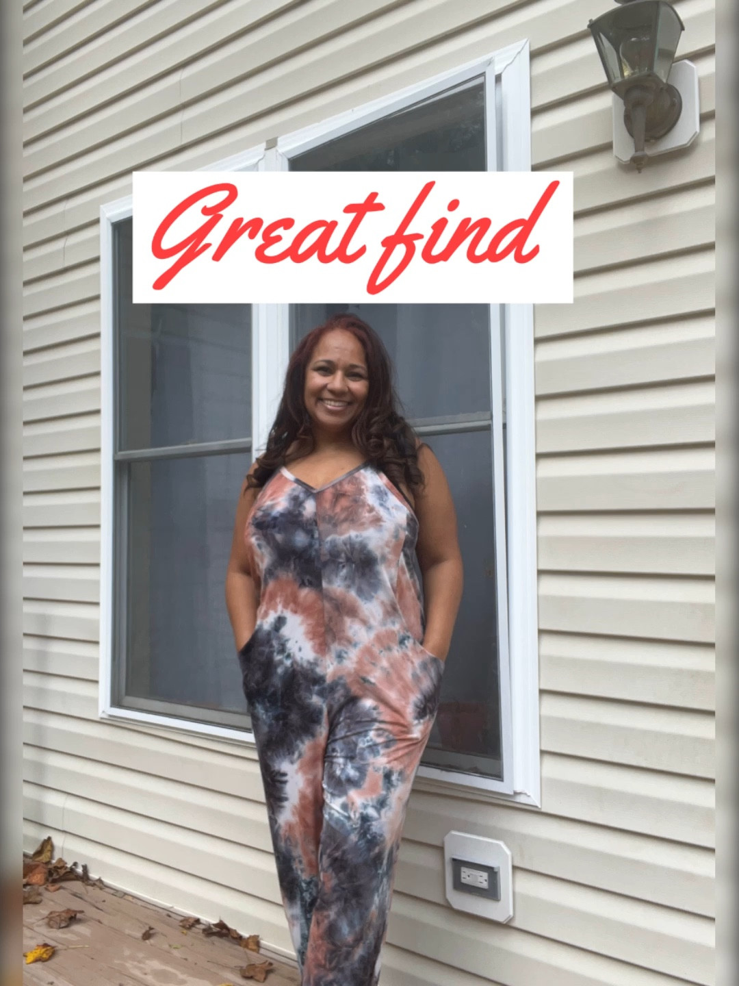 Cool tye dye cami jumpsuit! I love this jumpsuit. It is a must have! 
Size large
Colors- brown black whitee

#LTKover40 #LTKmidsize #LTKfindsunder50