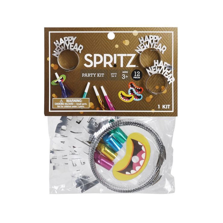 12ct New Year Party Celebration Kit - Spritz™ | Target