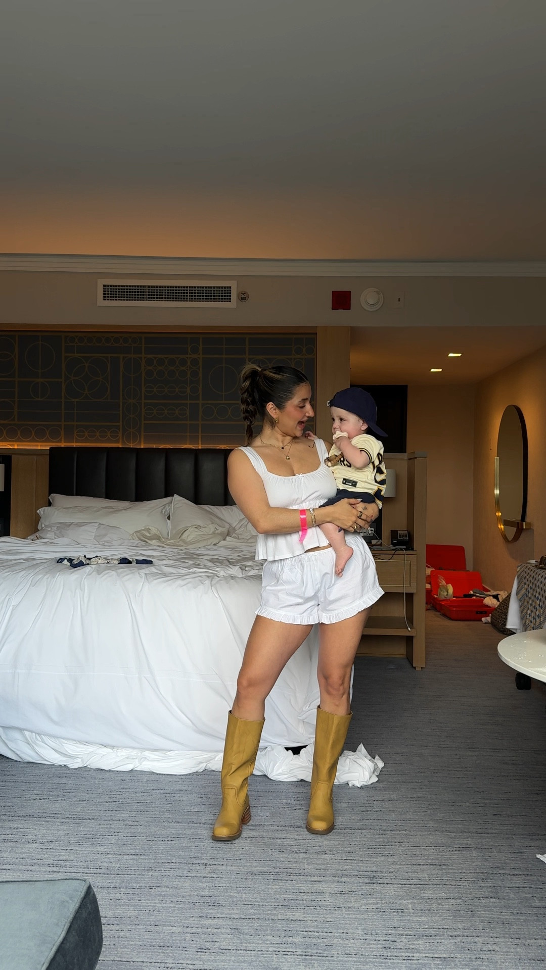 summer game day outfits with my mini 