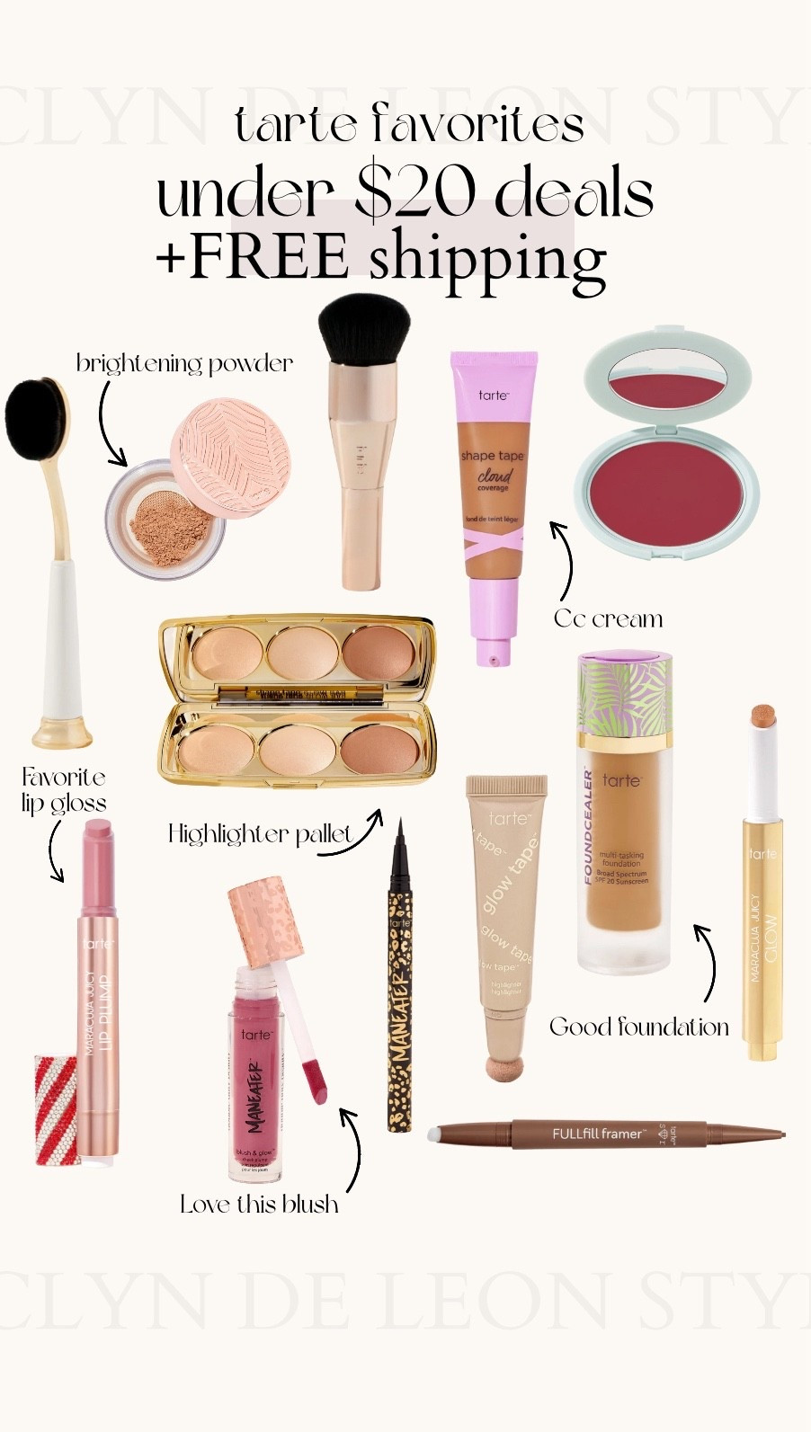 TARTE under $20 deals 

#LTKHoliday #LTKGiftGuide #LTKgrwm