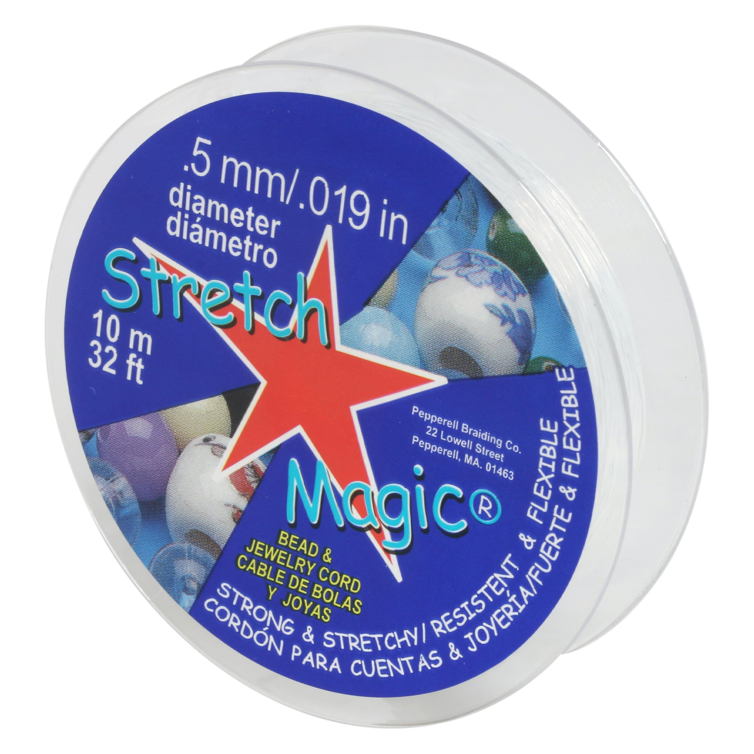 Stretch Magic Elastic Beading Cord – Clear Color, 0.5mm in Diameter, 10-Meter (32 ft) - Easy to... | Amazon (CA)