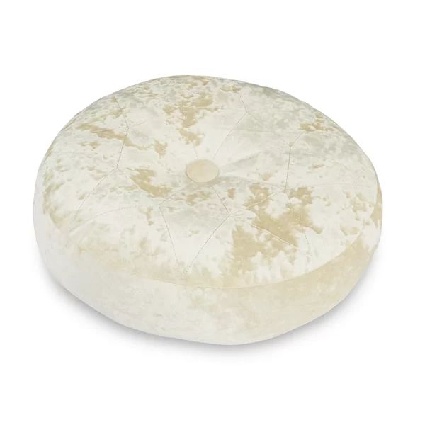 Odette Crushed Velvet Round Throw Pillow | Wayfair North America