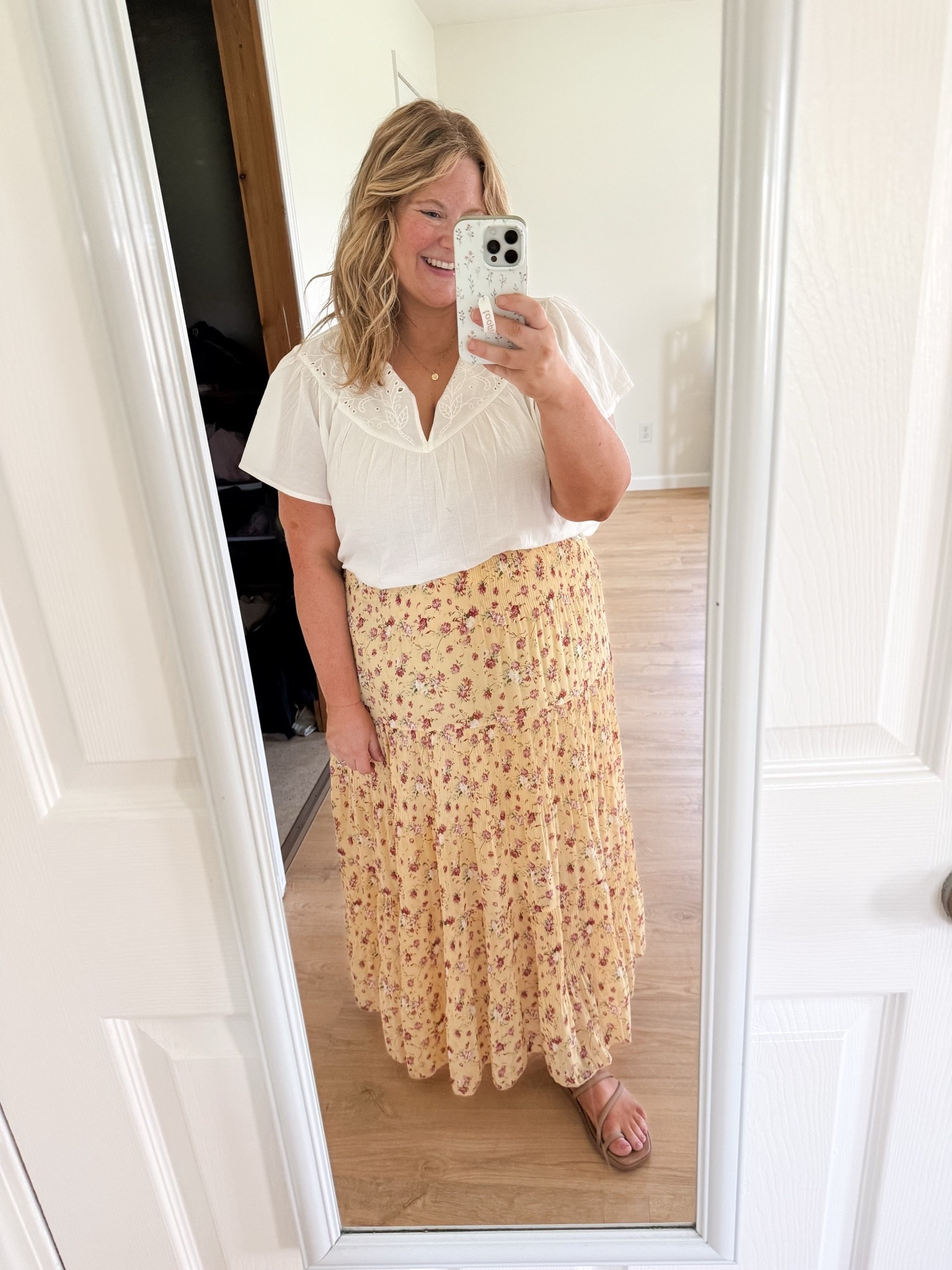 Wearing an XL in my top and floral maxi skirt. 

Postpartum outfit ideas

#LTKmomlife #LTKMidsize #LTKBump