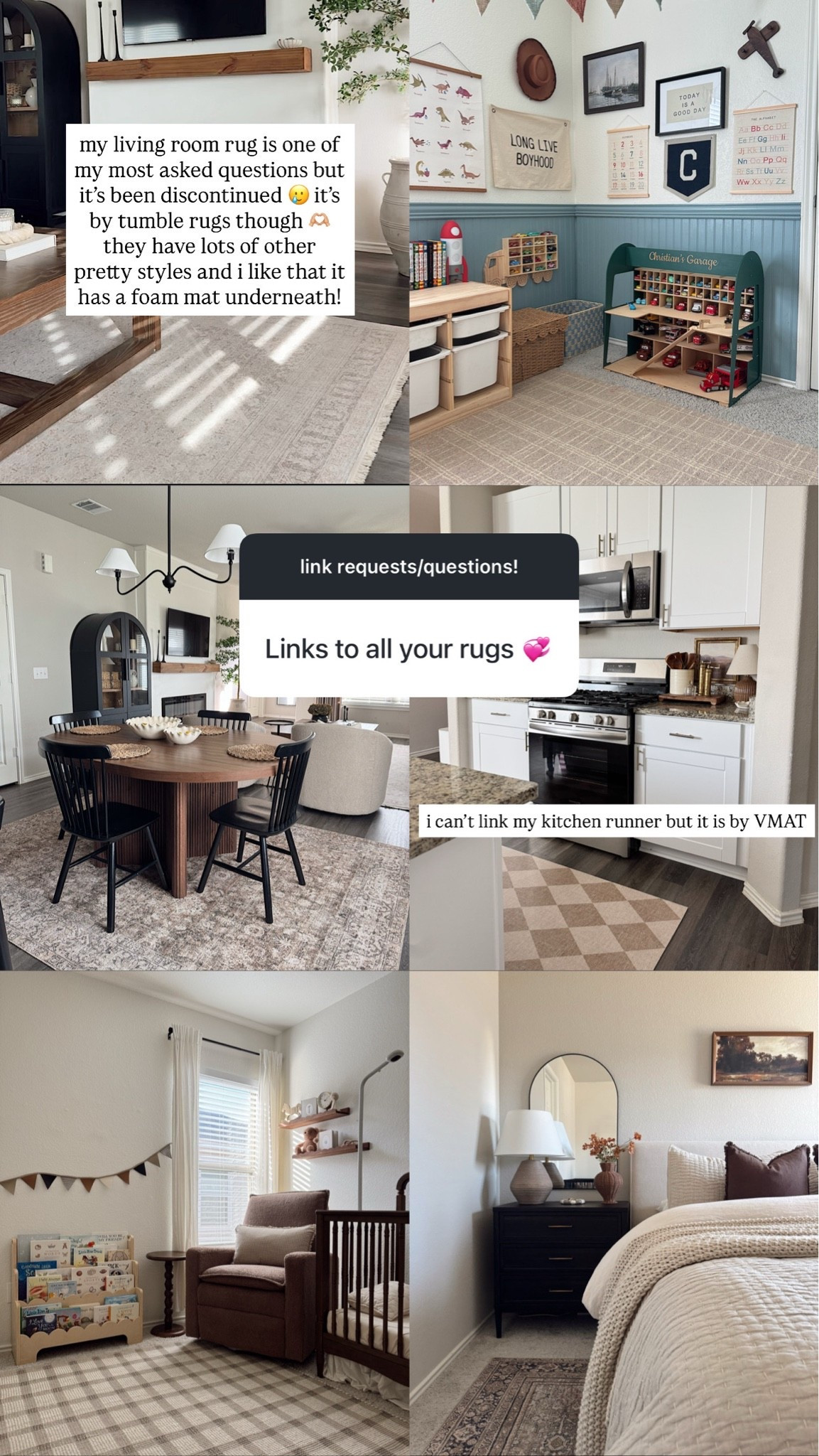 rugs in my home!