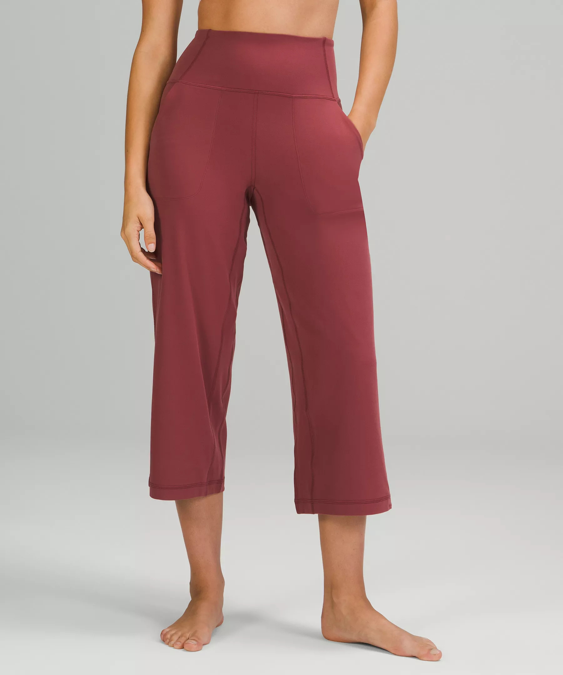 lululemon Align™ Super-High-Rise Wide Leg Crop 23" | Lululemon (US)