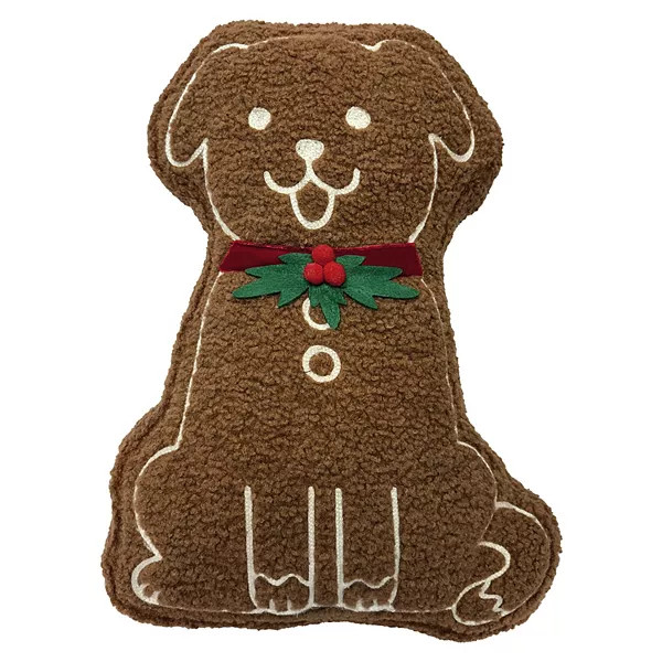 St. Nicholas Square® Brown Gingerbeard Kitty Pillow | Kohl's