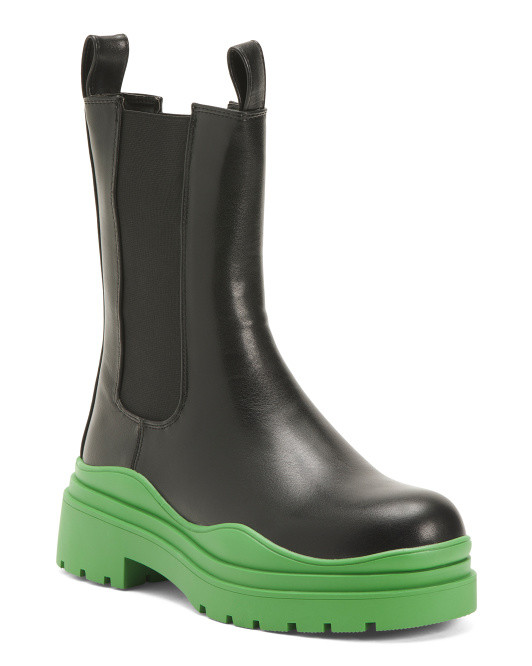 Ghosted Lug Sole Chelsea Boots | TJ Maxx