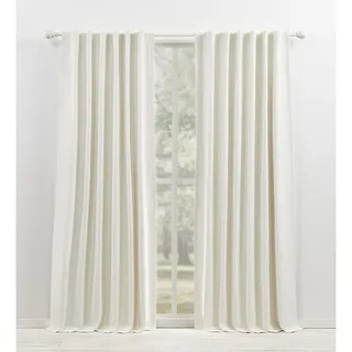 Lauren Ralph Lauren Waller Blackout Back Tab/Rod Pocket Single Curtain Panel - Bed Bath & Beyond ... | Bed Bath & Beyond