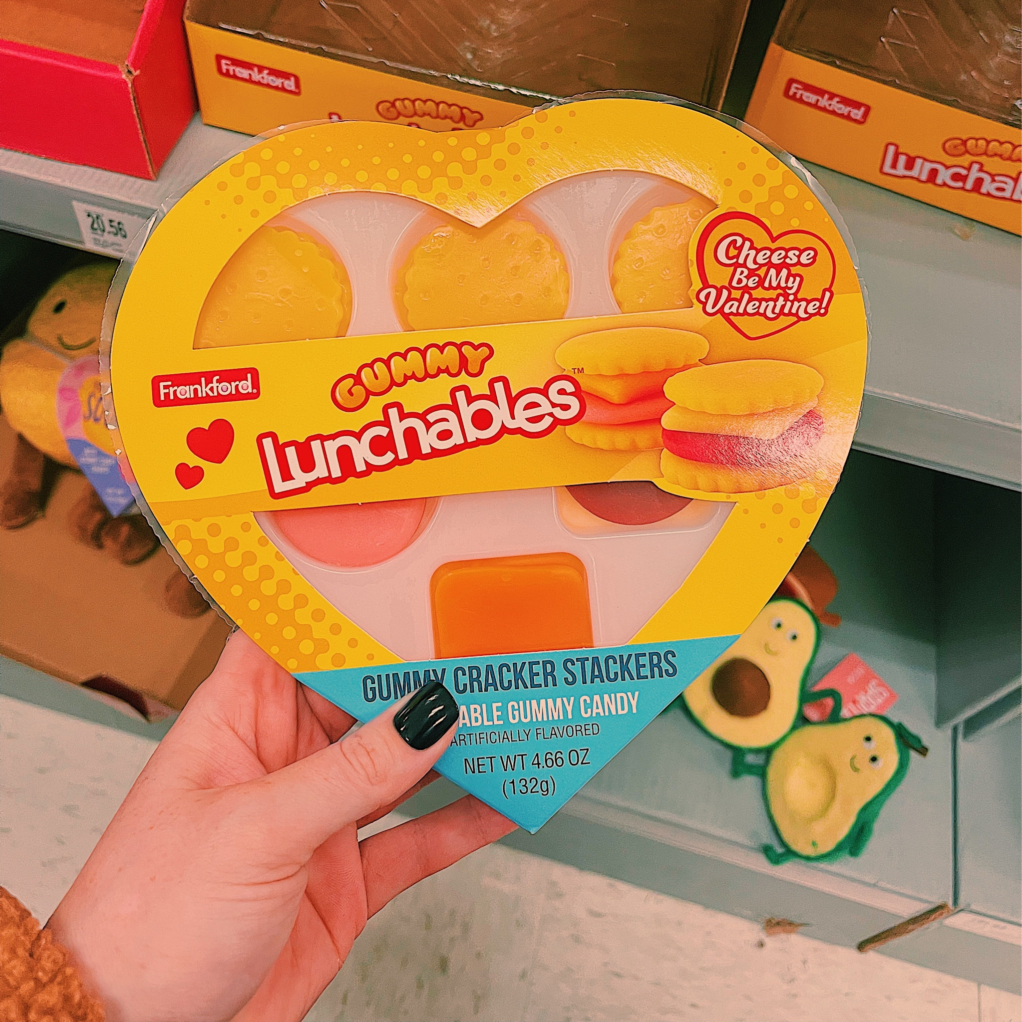 cheese be my Valentine 🧀♥️ GUYS!!! How cute are these Gummy Lunchables Valentines?! 🥹 Your littles can make the cutest stacks & enjoy their favorite lunch, but in gummy form 😉 i would have gone bananas over these when i was a kid because they’re just SO adorable 🫶🏼 They also have a pizza Lunchables version that is just the cutest!!!! 🍕

#LTKFind #LTKfamily #LTKkids