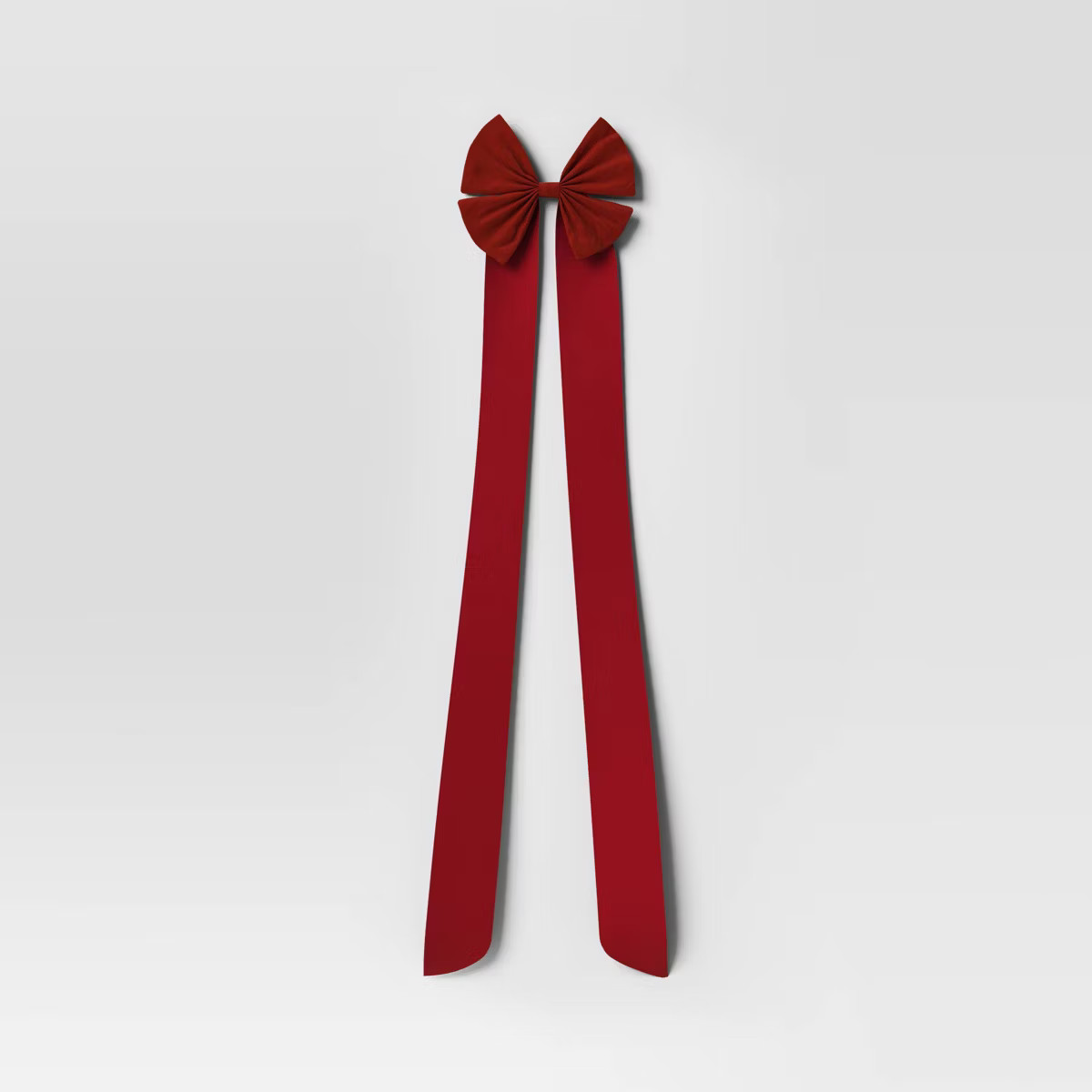 45" Velvet Double Loop Bow Christmas Tree Topper Red - Wondershop™ | Target