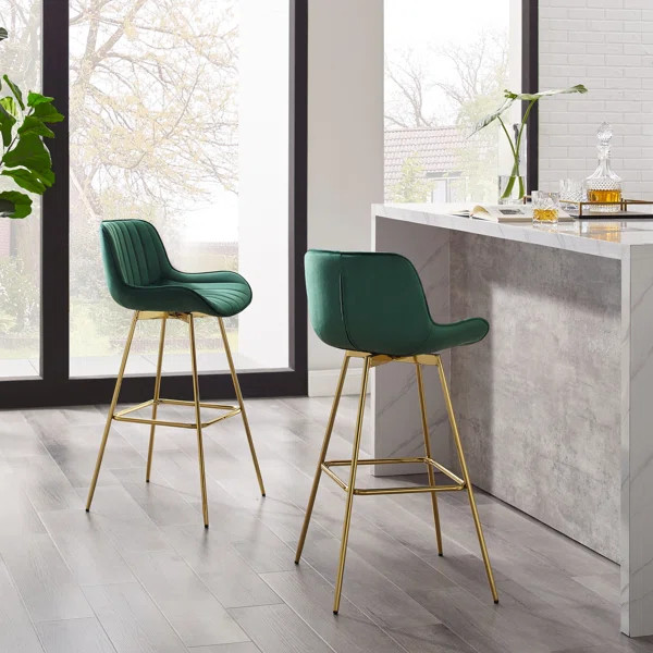Neuhaus Swivel 28.94" Bar Stool | Wayfair North America