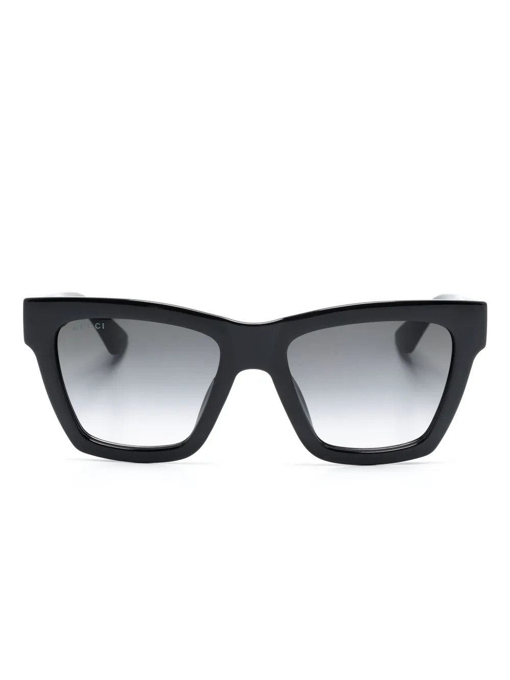Gucci Eyewear cat-eye gradient sunglasses - Black | Farfetch Global