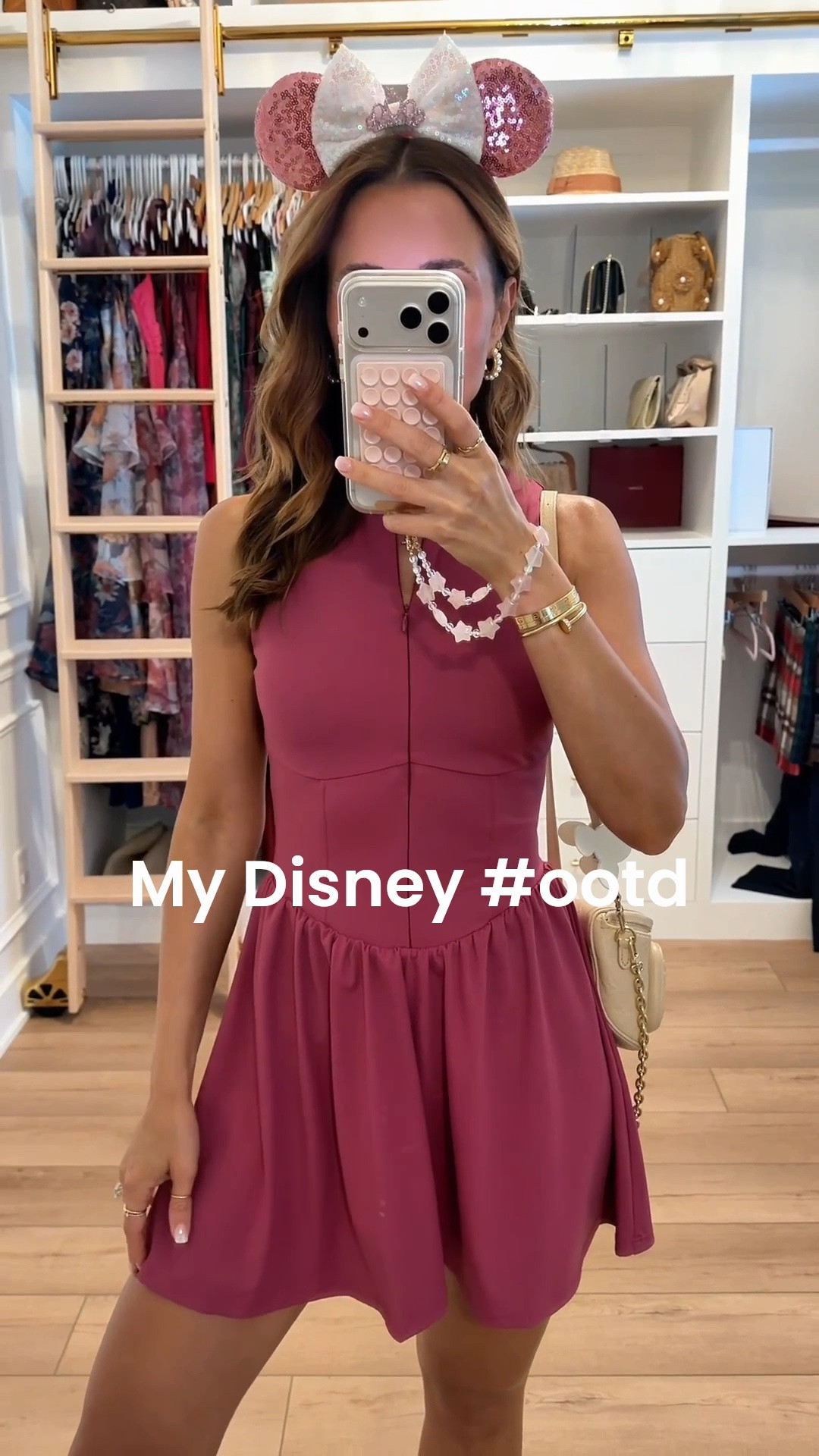 My Disney outfit of the day! Theme park outfit. Amazon athletic dress in XS. Nursing friendly and zipper goes all the way down. Neutral and silver New Balance 530s are TTS. Mom outfit. Summer outfit. Baseball mom.

#LTKActive #LTKfitnessgoals #LTKTravel