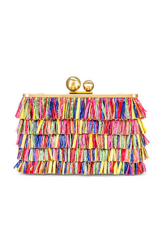 olga berg Carlita Carnivale Clutch in Multi from Revolve.com | Revolve Clothing (Global)