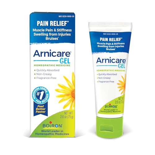 Boiron Arnicare Gel for Soothing Relief of Joint Pain, Muscle Pain, Muscle Soreness, and Swelling from Bruises or Injury - Non-greasy and Fragrance-Free - 2.6 oz | Amazon (US)