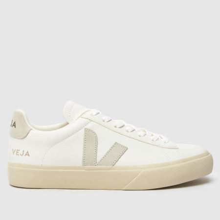 Womens White & Beige VEJA Campo Trainers | schuh | Schuh