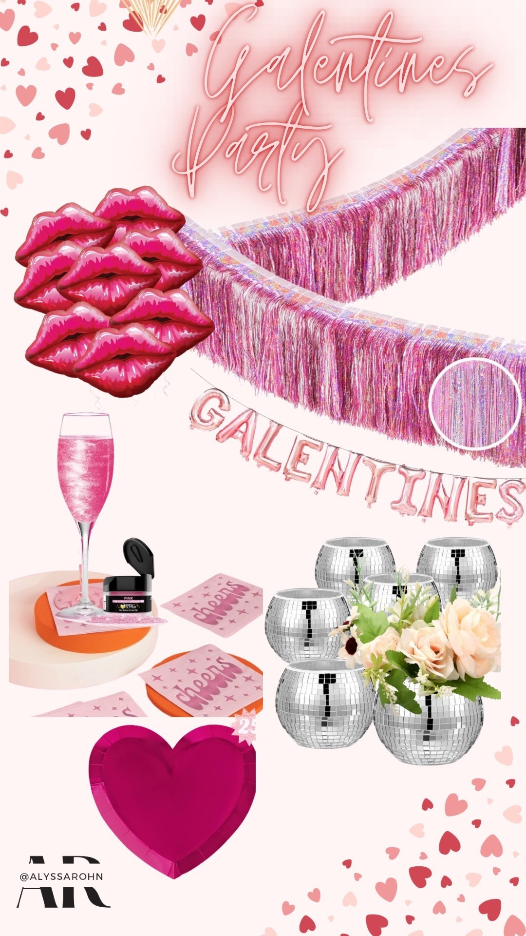 Valentine’s Day decor. Valentine’s Day decorations. Pink decorations. Girls party. 

#LTKValentine #LTKSeasonal #LTKHome