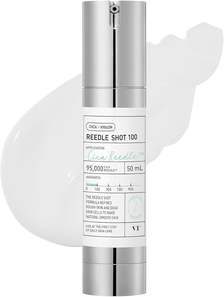 VT COSMETICS CICA Reedle Shot 100, Daily Night Exosome, Microneedling Serum, Centella Asiatica, H... | Amazon (US)