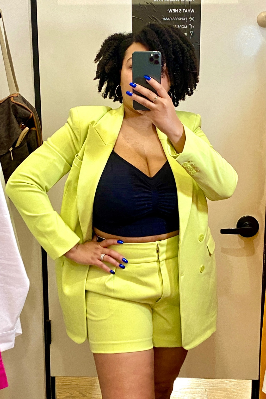 How beautiful is this shorts suit set!?! Can we say must have! Both jacket and shorts fit perfectly as if they were tailor made! Great colors for spring and summer. There are multiple color options as well!
Shorts
Suit
Jacket
Spring wear
Workwear 
Business casual outfit
Date night outfit
Express suits for women
Express jackets for women

#LTKU #LTKworkwear #LTKstyletip