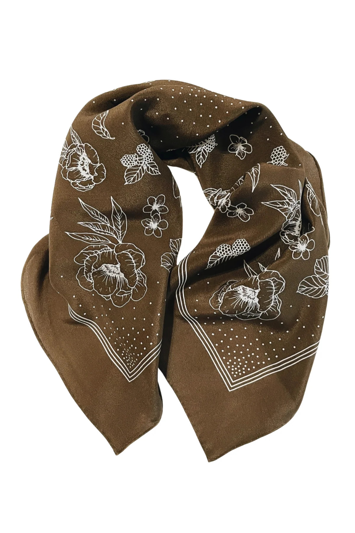 Flora West Design Silk Bandana Scarf | Social Threads