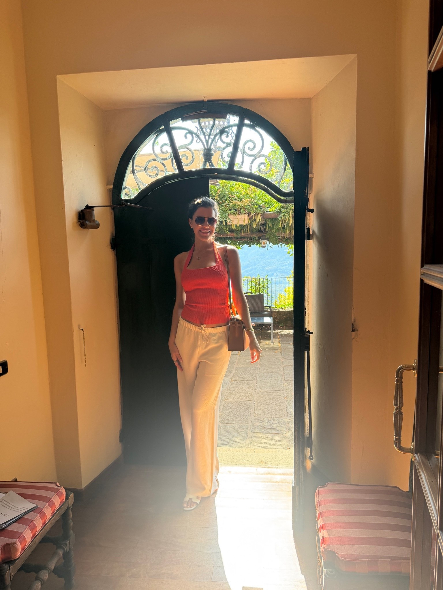 #ootd in Tuscany! Wearing smalls in the halter and pants. (Small tall in the pants)

#LTKootd #LTKTall #LTKBump