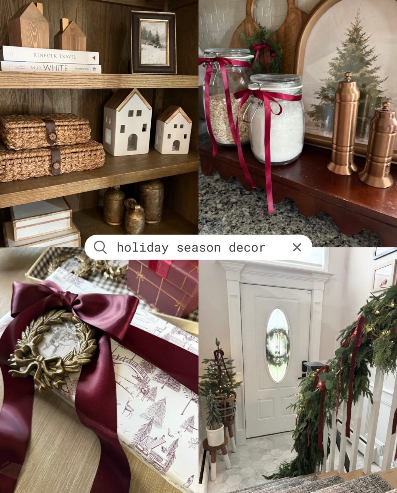 Holiday Home Decor Styling Ideas ✨🎄
Cozy + timeless Christmas decorating for every room

If you’re looking for holiday home decor ideas, I’m sharing how I styled my space this season—mixing warm textures, soft lighting, and classic Christmas details that make every room feel magical. From garland styling on the banister, to cozy bedroom décor, to a festive dining room table setup, these pieces instantly elevate your home for the holidays.

I linked everything I used—Christmas garlands, string lights, velvet bows, holiday pillows, coffee table décor, and more—so you can easily recreate the look. Whether you’re decorating a small space or your whole home, these neutral, cozy pieces bring warmth, charm, and a little sparkle to the season. ✨

Shop my holiday home décor below
🎄 Cozy Christmas décor
✨ Neutral holiday styling
🏠 Simple holiday decorating tips
⭐️ Christmas home ideas
🌲 Garland + lighting favorites


#LTKSeasonal #LTKHome #LTKHoliday

#LTKHoliday #LTKmomlife #LTKHome