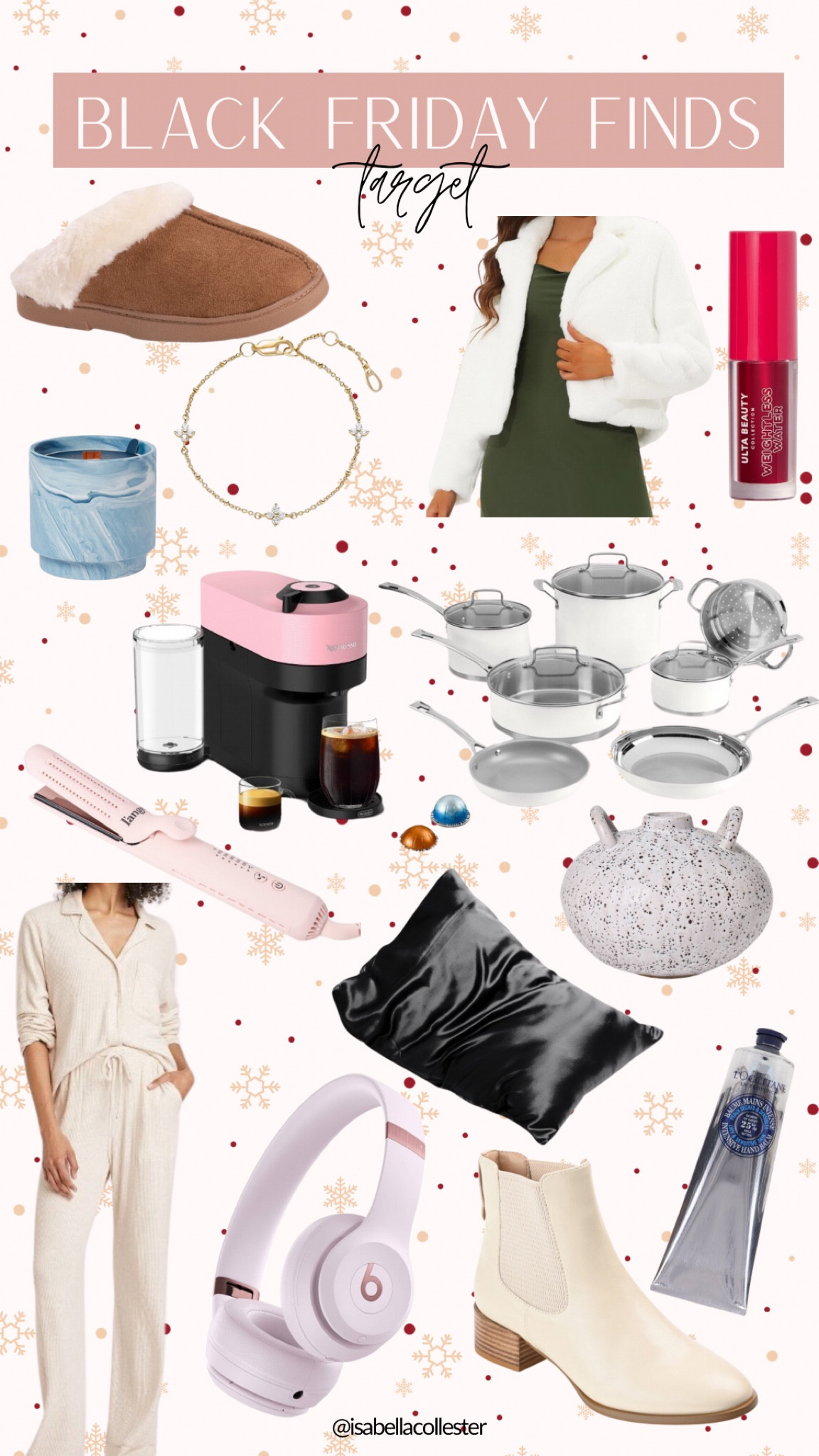 Target Black Friday deals  target  Black Friday target  nespresso  pots and pans  silk pillowcase  room decor  home decor  Ana Luisa  slippers  pajama set  headphones  booties

#LTKSeasonal #LTKSaleAlert #LTKCyberWeek