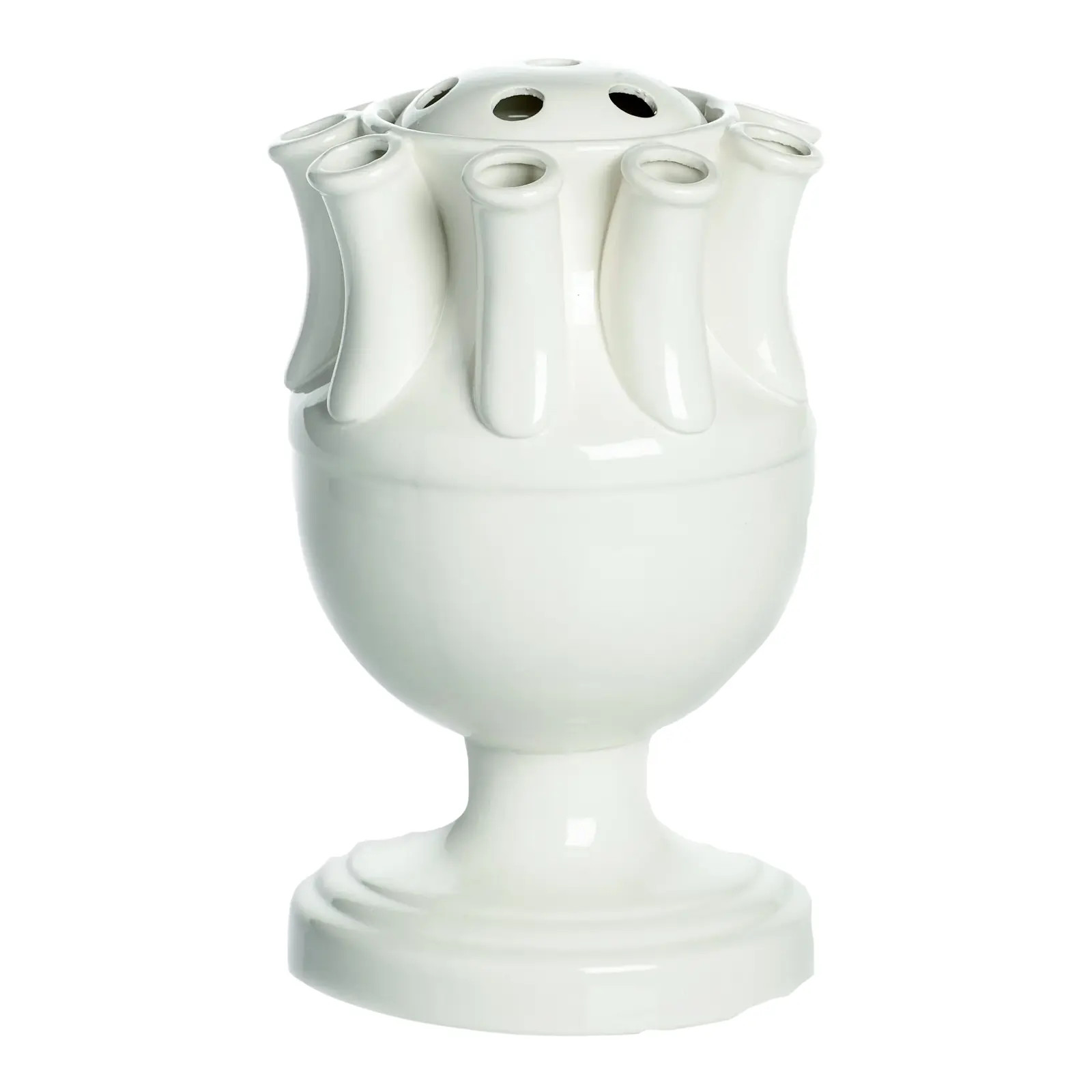Tulipiere, White Ceramic | Chairish