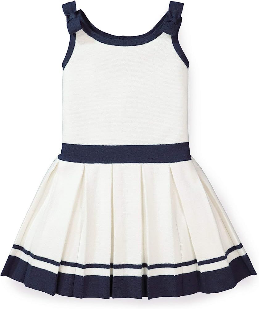 Hope & Henry Girls' Sleeveless Tennis Sweater Dress with Bow Shoulders | Amazon (US)