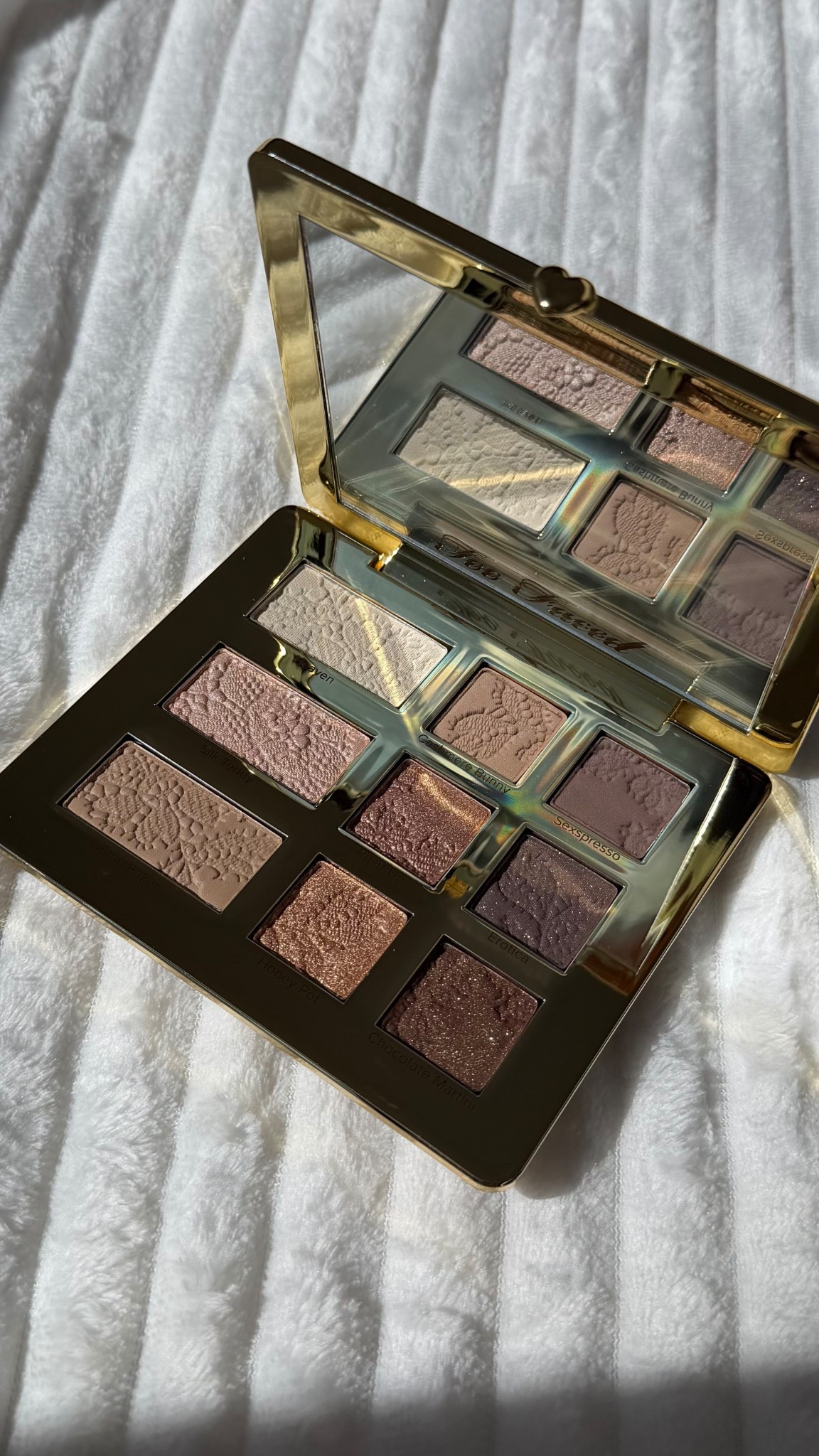 currently 50% off at macys! too faced natural eyes palette

#LTKCyberWeek #LTKBeauty #LTKGiftGuide