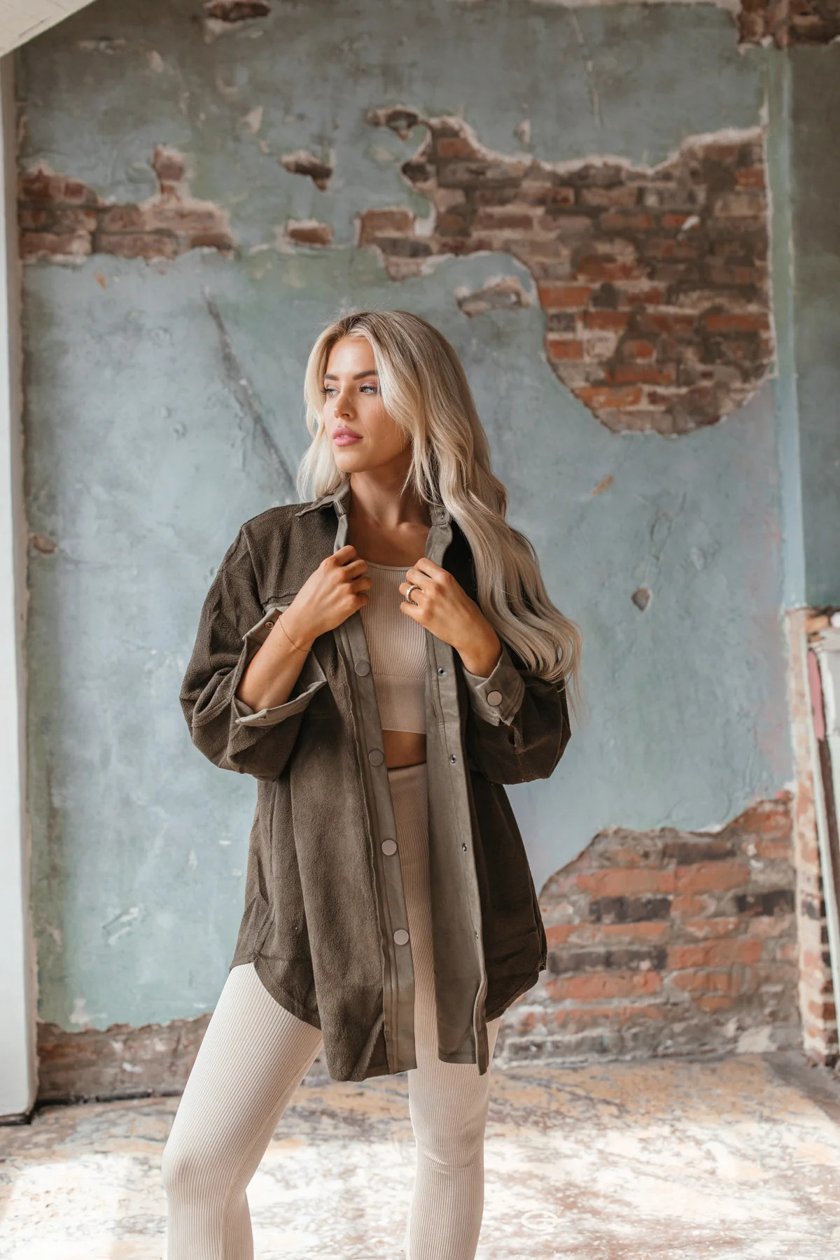 Caroline Olive Shacket | The Post