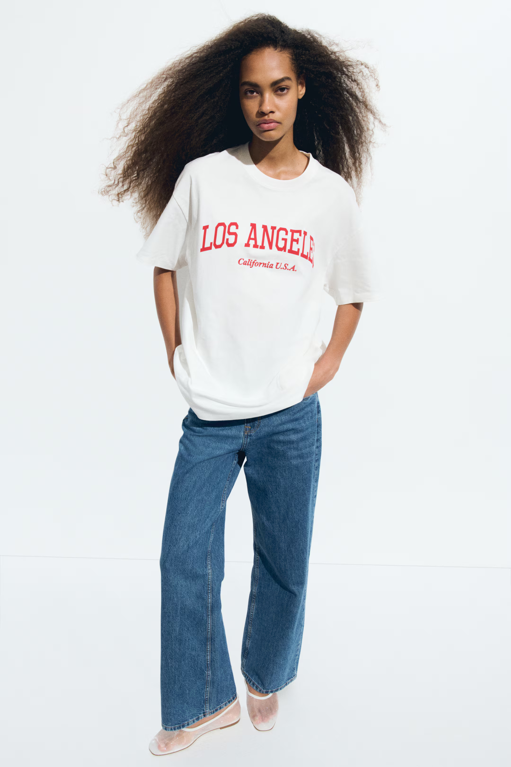 Oversized Printed T-Shirt | H&M (US + CA)