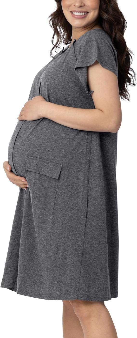 Kindred Bravely Labor and Delivery Gown, 3 in 1 Hospital Gowns for Women Labor Delivery | Amazon (US)