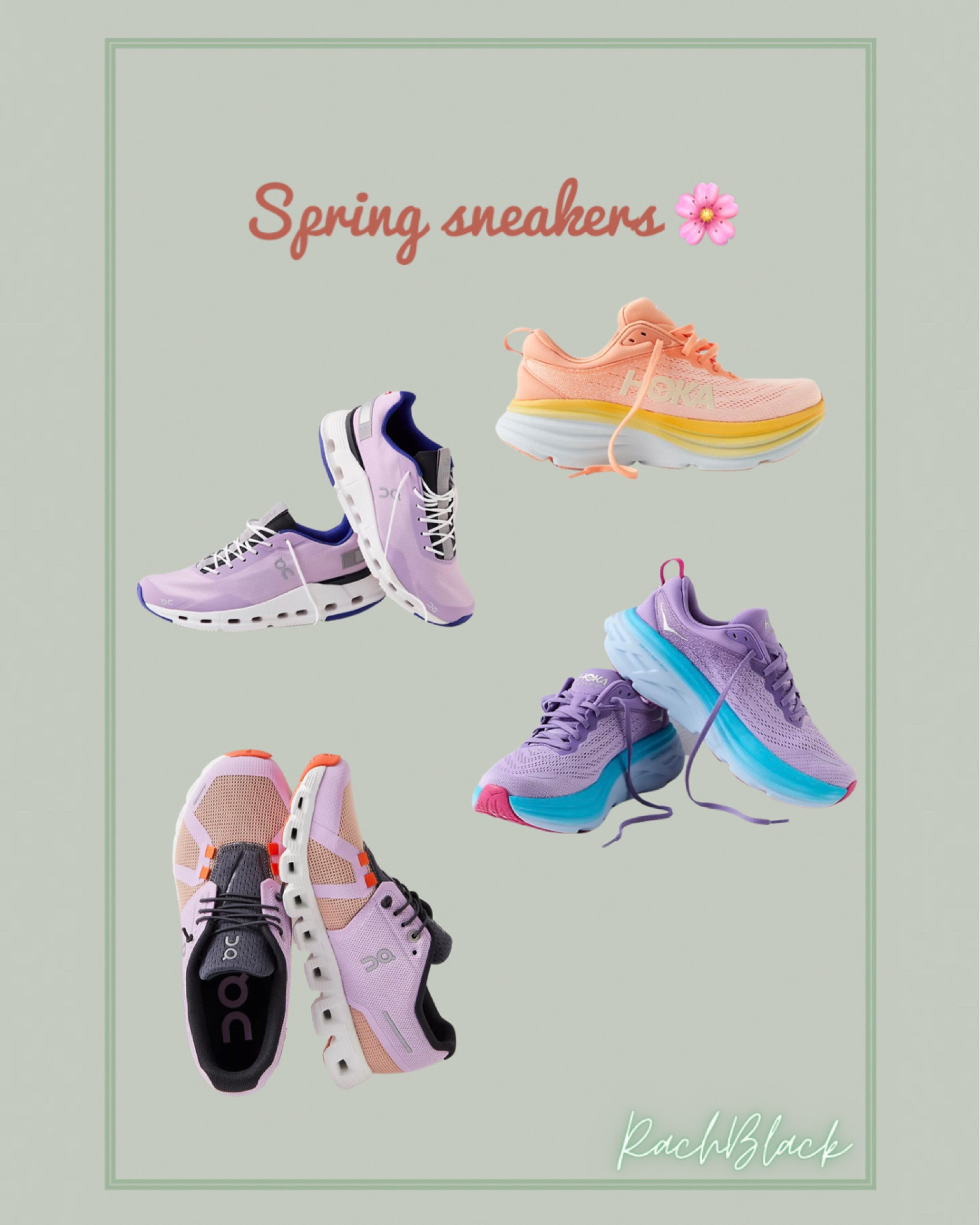 Colorful, fun spring sneakers 