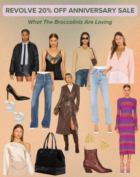 A roundup of what the Broccolinis are loving from Revolve for their Anniversary 20% off SALE! 

#LTKSpringSale #LTKstyletip #LTKsalealert