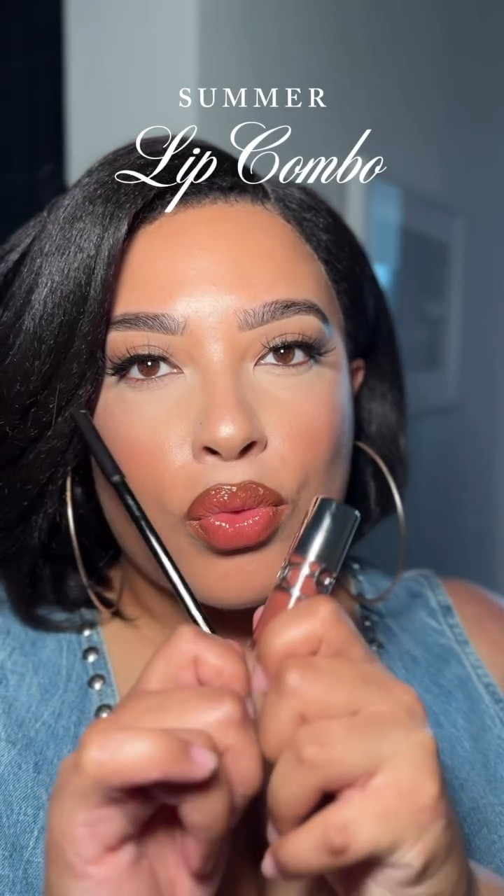 This summer lip combo is the blueprint for juicy, glowy glam. 💋 

This is the perfect mix of definition, hydration, and high-shine glow. Think: juicy lips with zero stickiness. I love how this gloss is a mix with oil because it’s so comfortable to wear! 

If you’re looking for a hydrating lip oil that plumps without the sting, this one’s it. Should I drop more combos this season? Let me know below! 👇🏽

Products Used:
@anastasiabeverlyhills Lip Liner – Cool Brown
@yslbeauty Loveshine Plumping Lip Oil Gloss – #04 Honey Pure Love

✨ Comment “LIP” and I’ll DM you the link to shop this look!