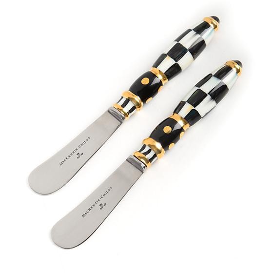 Courtly Check Canape Knives - Set of 2 | MacKenzie-Childs