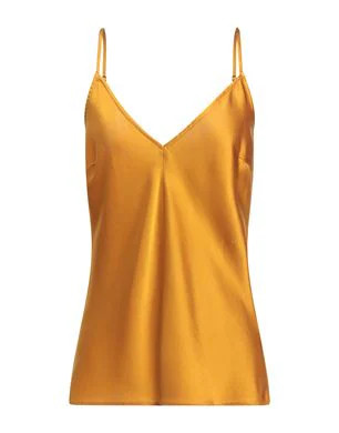 Forte_forte Woman Top Mustard Size 2 Silk, Elastane | YOOX (US)