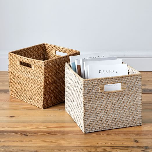 Modern Weave Storage Bin | West Elm (US)