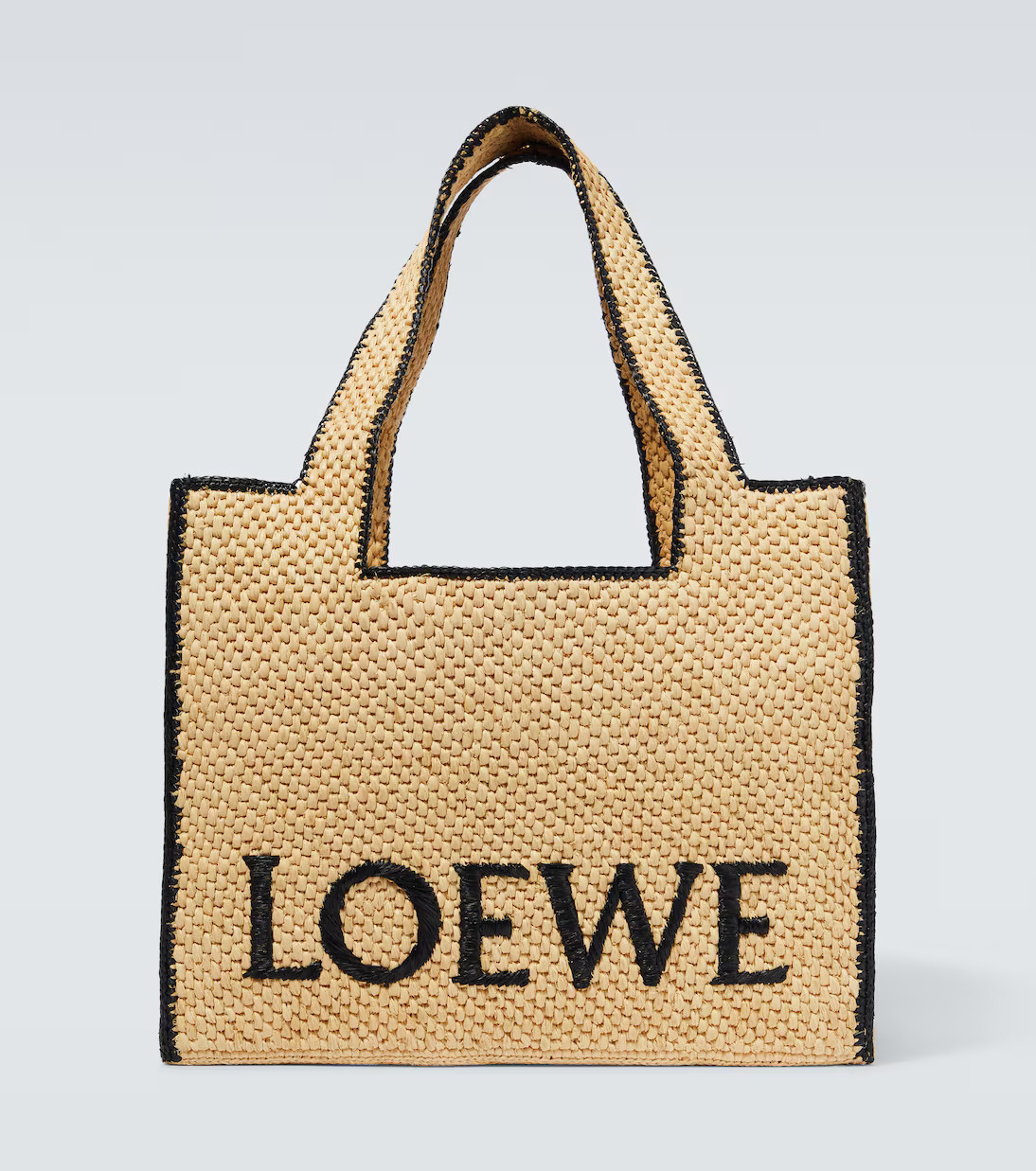 Slit Tote Large raffia tote bag | Mytheresa (UK)