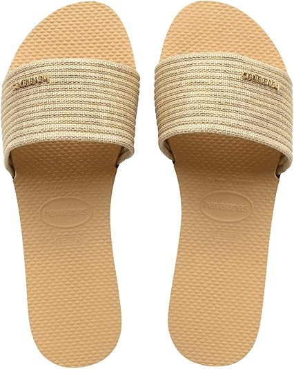 Havaianas womens You Malta Metallic Sandal Golden | Amazon (US)