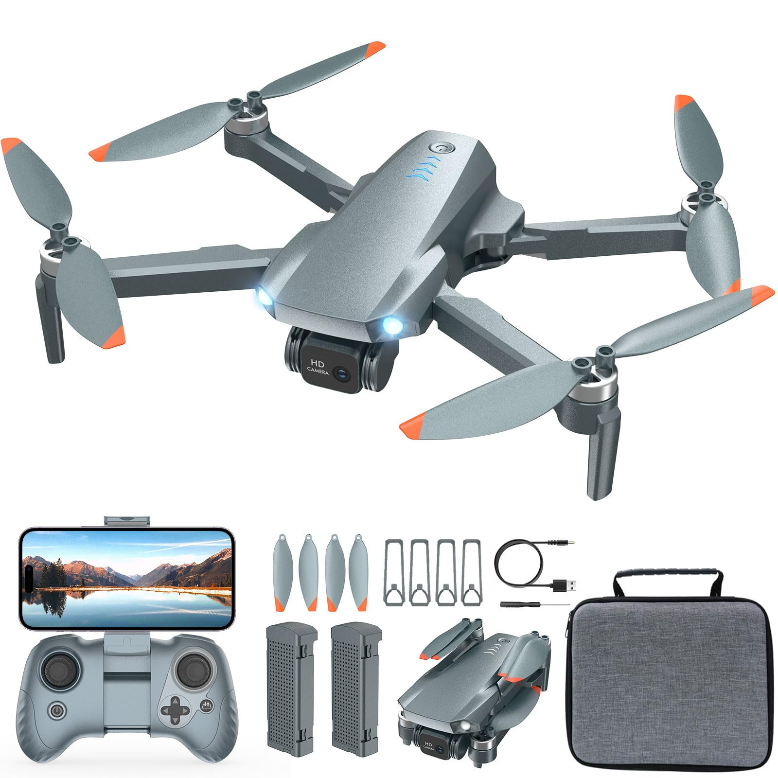 FPV Drone with Camera 1080P HD - Foldable RC Quadcopter for Adults Beginners Kids, Voice Control,... | Amazon (US)