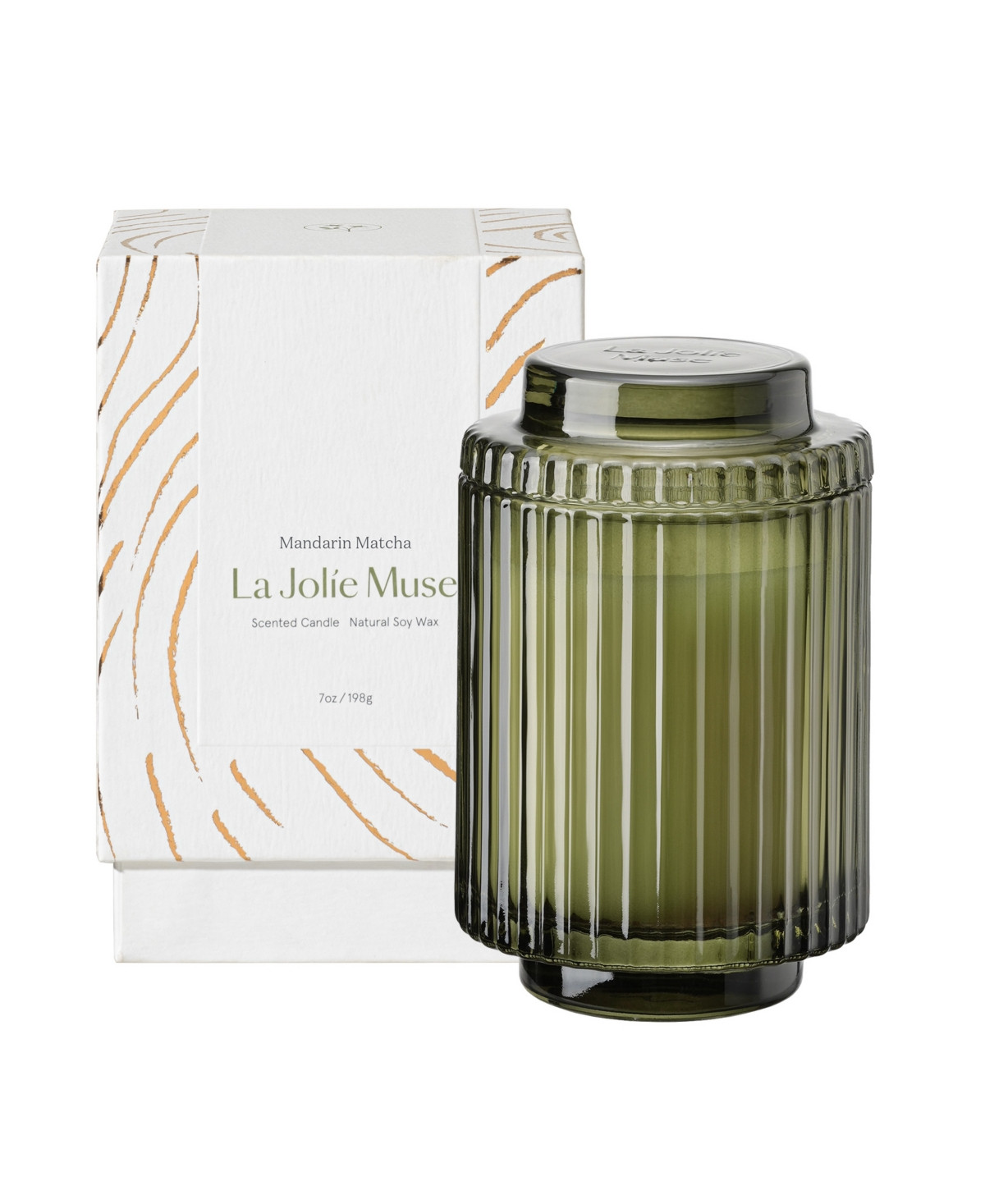 La Jolie Muse Amelie Candle, Mandarin Matcha, 7 oz - Matcha | Macy's